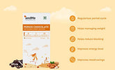 andMe Period Chocolate Sugar Free with Amaranth, Ashwagandha, Rich Cocoa, Vegan with Crunchy Fruit and Flavour for Women - Pack of 1 (6 Bites, 48 Gms)